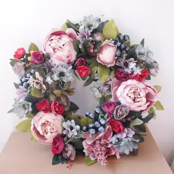Christmas Xmas Decoration Simulation Peony Wreath Wall Door Candle Holder Decor Natural Rattan Wreath Garland DIY Crafts
Christmas Xmas Decoration Simulation Peony Wreath Wall Door Candle Holder Decor Natural Rattan Wreath Garland DIY Crafts