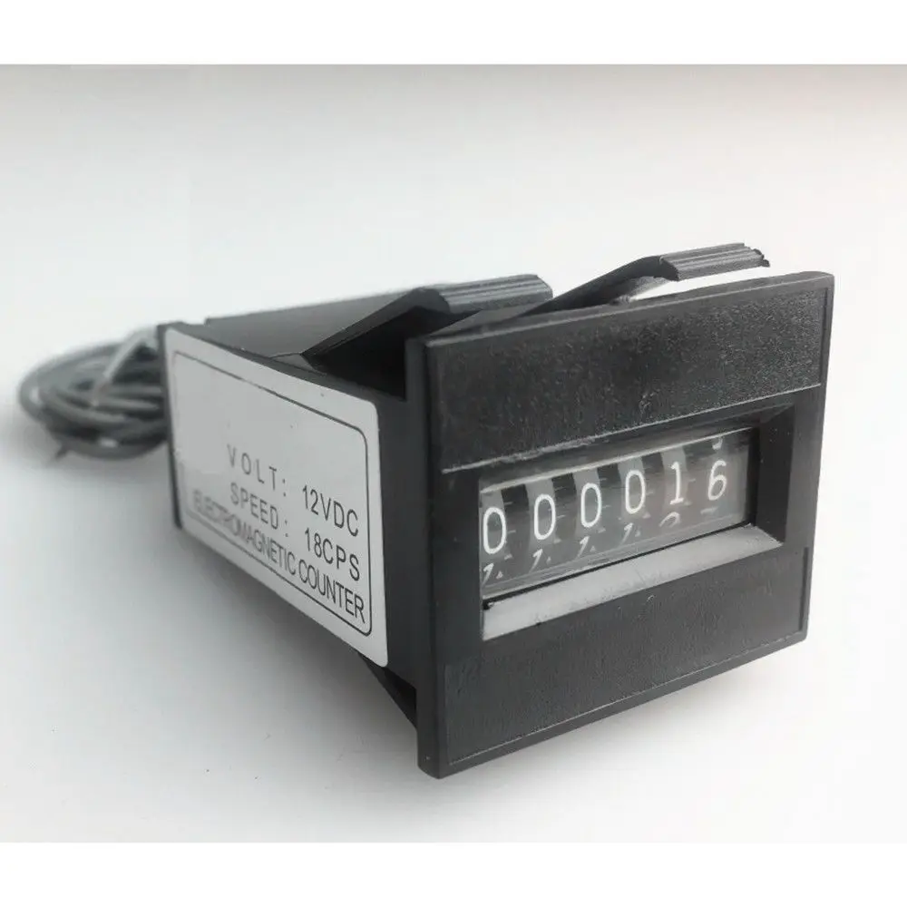 BAAQII 12V 6 Digits Mechanical Coin Meter Counter for Arcade Operated Vending Machine Easy To Operate Durable GA0057
BAAQII 12V 6 Digits Mechanical Coin Meter Counter for Arcade Operated Vending Machine Easy To Operate Durable GA0057