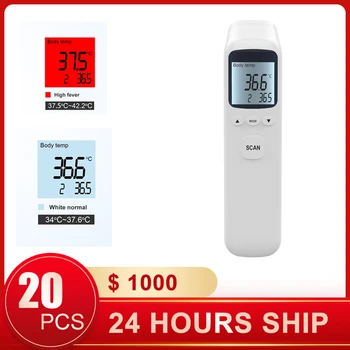 20 Pcs Forehead Thermometer Digital Infrared Thermometer Non-Contact Thermometer For Kids Adults Body Temperature Measurement
20 Pcs Forehead Thermometer Digital Infrared Thermometer Non-Contact Thermometer For Kids Adults Body Temperature Measurement