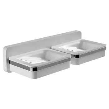 Double Soap Boxes Rack Soap Draining Dishes Wall Soap Holder Punch-free Storage Shelf for Bathroom Kitchen
Double Soap Boxes Rack Soap Draining Dishes Wall Soap Holder Punch-free Storage Shelf for Bathroom Kitchen