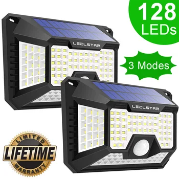 3 Modes Solar Light Outdoor Lighting 128 LED Motion Sensor Powered Sunlight Path Lights Waterproof Decoration for Garden Terrace
3 Modes Solar Light Outdoor Lighting 128 LED Motion Sensor Powered Sunlight Path Lights Waterproof Decoration for Garden Terrace
