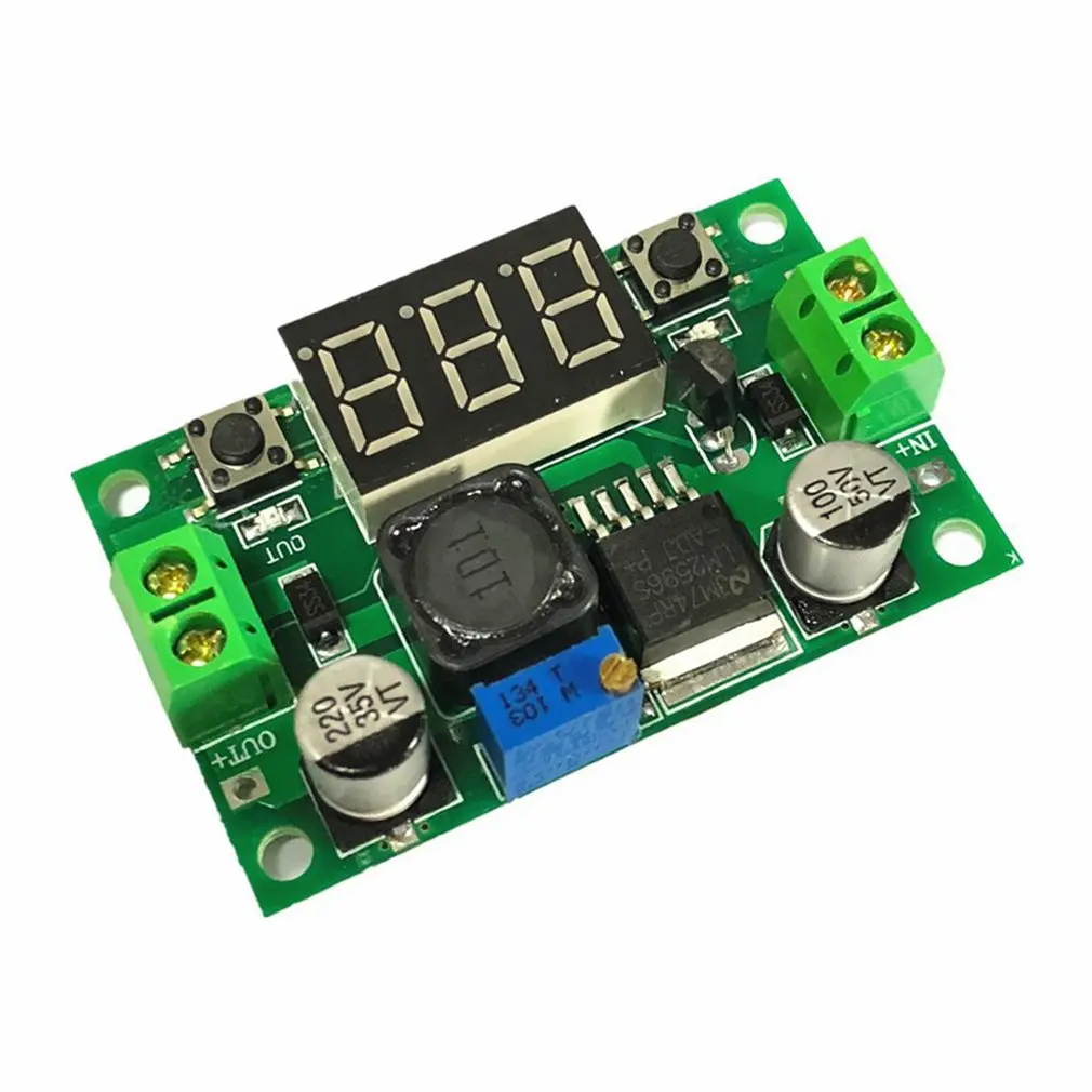 DC-DC LM2596 Adjustable Converter Power Supply Module 0~40V Voltage Regulator Power Converter With Digital Display
DC-DC LM2596 Adjustable Converter Power Supply Module 0~40V Voltage Regulator Power Converter With Digital Display