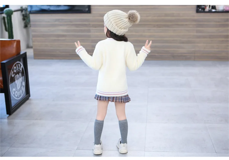 Kids Winter Pulover Sweater Dres Little Girl Turtleneck Winter Top Clothing Sweater Children 4 5 6 7 8 9 10 11 12 13 14 15 Year 
Kids Winter Pulover Sweater Dres Little Girl Turtleneck Winter Top Clothing Sweater Children 4 5 6 7 8 9 10 11 12 13 14 15 Year