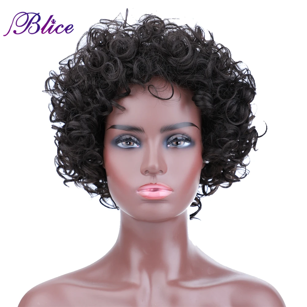 Blice Synthetic Wigs None-lace Short Curl High Temperature Fiber Heat Resistant Natural Black Wig For Women
Blice Synthetic Wigs None-lace Short Curl High Temperature Fiber Heat Resistant Natural Black Wig For Women