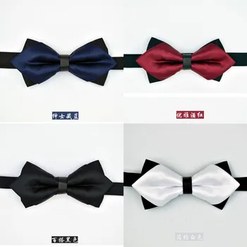 Blue Black Red White Pre-Tied Bow ties for Men Groom Wedding Party Bowtie Silk Solid Bowties High Quality Suit Accessories C008
Blue Black Red White Pre-Tied Bow ties for Men Groom Wedding Party Bowtie Silk Solid Bowties High Quality Suit Accessories C008
