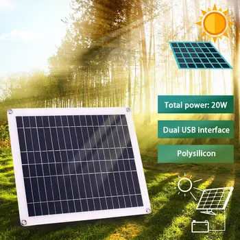 20W Solar Panel System PWM Alligator Clip Travel DIY Multifunctional Inverters Charging DC Line Solar Panel Charger
20W Solar Panel System PWM Alligator Clip Travel DIY Multifunctional Inverters Charging DC Line Solar Panel Charger