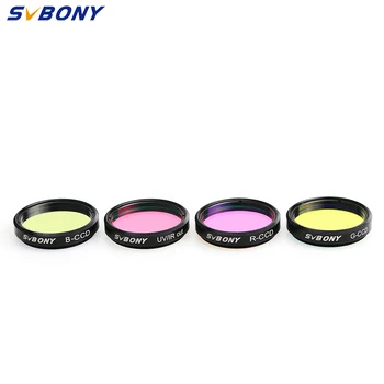 SVBONY 1.25" LRGB Imaging Filter Set Suitable for Deepsky and Planetary CCD Imaging for astronomical telescope eyepieces
SVBONY 1.25" LRGB Imaging Filter Set Suitable for Deepsky and Planetary CCD Imaging for astronomical telescope eyepieces