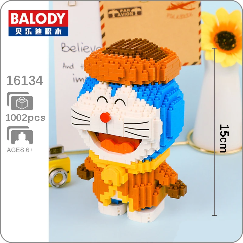 Balody Animal Doraemon Building Blocks Anime Blue Cat Winter 3D Model DIY Mini Small Blocks Bricks Assemble Toy for Boys Gifts
Balody Animal Doraemon Building Blocks Anime Blue Cat Winter 3D Model DIY Mini Small Blocks Bricks Assemble Toy for Boys Gifts