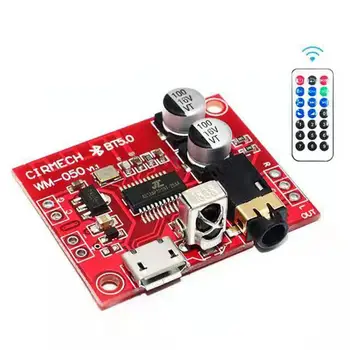 MP3 Bluetooth 5.0 Decoder Board DIY Lossless Audio Receiver Module High Fidelity Stereo Receiver Circuit Support Remote Control
MP3 Bluetooth 5.0 Decoder Board DIY Lossless Audio Receiver Module High Fidelity Stereo Receiver Circuit Support Remote Control