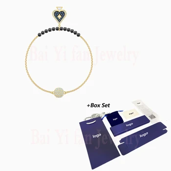 Fashion SWA New REMIX COLLECTION SPADE STRAND Bracelet Tarot Spade Pattern Decoration Crystal Black Pearl Female Romantic Gift
Fashion SWA New REMIX COLLECTION SPADE STRAND Bracelet Tarot Spade Pattern Decoration Crystal Black Pearl Female Romantic Gift