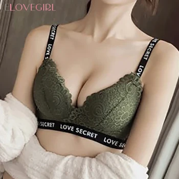 Eloveigrl Sexy Lace Wireless Back Closure Bra For Women Sexy 3/4 Cup Lingerie Push Up Bra Comfort Breathable Backless Bralette 
Eloveigrl Sexy Lace Wireless Back Closure Bra For Women Sexy 3/4 Cup Lingerie Push Up Bra Comfort Breathable Backless Bralette