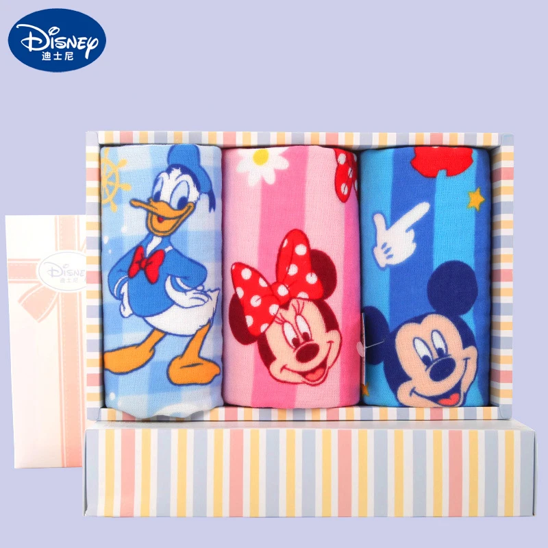 

Disney 3pcs/set Baby Cotton Infant Face Towels Frozen Princess Cartoon Print Washcloth Newborn Handkerchief Goods Gift For Kids
