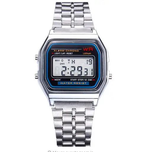 New 4 Colors Top design LED Watch Multifunction Watch For Woman Man Electronic Digital watches relojes F91W zegarek watches 
New 4 Colors Top design LED Watch Multifunction Watch For Woman Man Electronic Digital watches relojes F91W zegarek watches