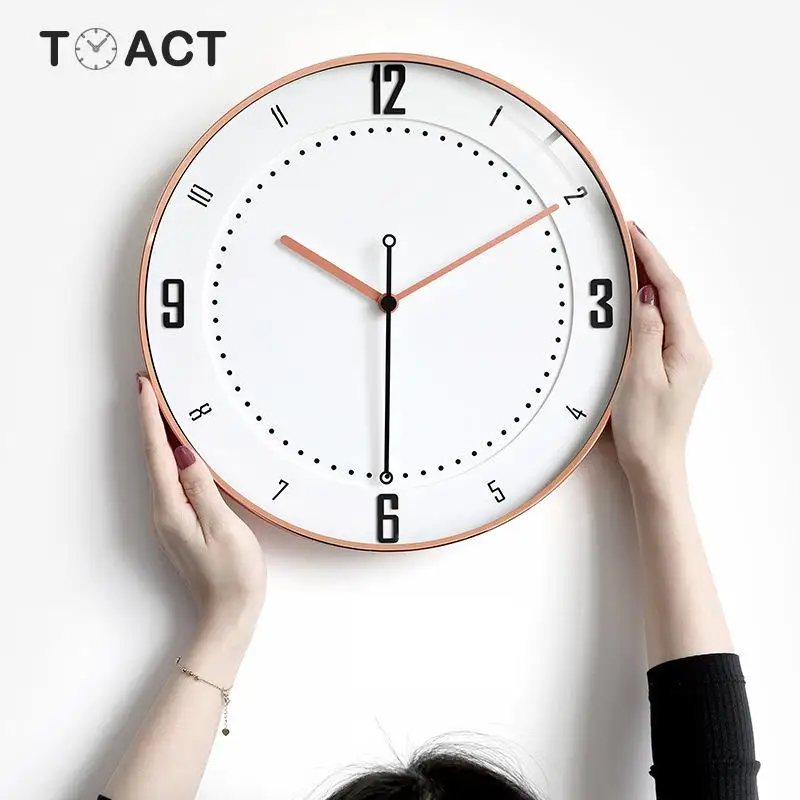 12 Inch Nordic Clock Arabic Numeral Design Decorative Round Wall Clocks Modern Design Silent Quartz Living Room Home Decor
12 Inch Nordic Clock Arabic Numeral Design Decorative Round Wall Clocks Modern Design Silent Quartz Living Room Home Decor