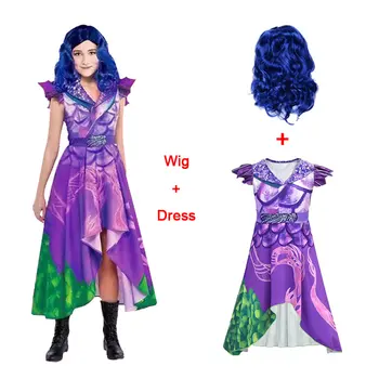 Descendants 3 Costume For Girl Dress Halloween New Year Evie Mal Cosplay Child Wig Elza Disguise Frock Kid Ceremony Cloth 10 12
Descendants 3 Costume For Girl Dress Halloween New Year Evie Mal Cosplay Child Wig Elza Disguise Frock Kid Ceremony Cloth 10 12