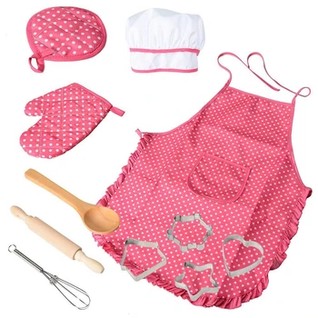 11pcs Kids Chef Cooking Play Set with Apron for Girls, Chef Hat, Cooking Mitt & Utensils for Children Career Role Play Pretend
11pcs Kids Chef Cooking Play Set with Apron for Girls, Chef Hat, Cooking Mitt & Utensils for Children Career Role Play Pretend