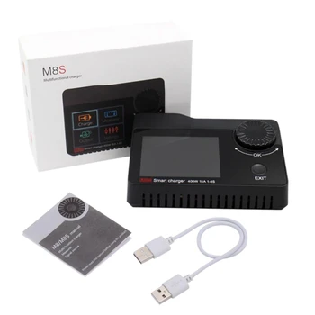 ToolkitRC M8S Battery Balance Charger Discharge Color Screen 400W 18A DC Output for 1-8S Lipo LiHV Life Lion NiMh Pb EU Plug
ToolkitRC M8S Battery Balance Charger Discharge Color Screen 400W 18A DC Output for 1-8S Lipo LiHV Life Lion NiMh Pb EU Plug