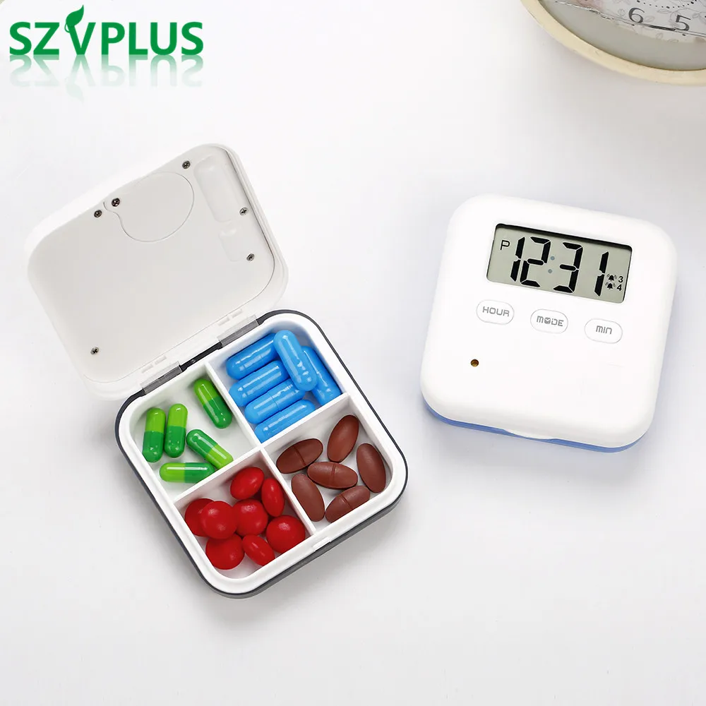 Vibration strong Separated Pill Organizer Box Case & Splitters Electronic Timer Alarm Clock Reminder Medicine Storage Dispenser
Vibration strong Separated Pill Organizer Box Case & Splitters Electronic Timer Alarm Clock Reminder Medicine Storage Dispenser