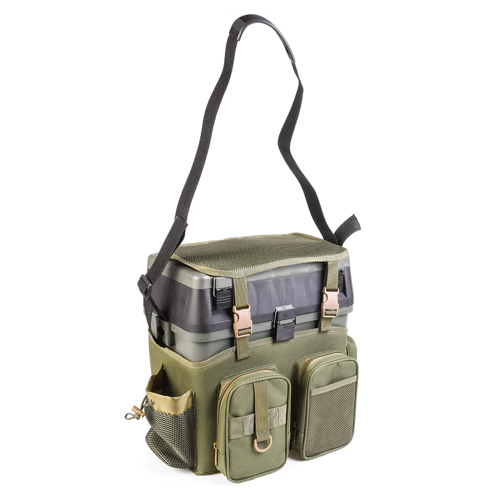 Multifunctional Fishing Backpack with Tackle Box Fishing Gear Utility Storage Shoulder Bag
Multifunctional Fishing Backpack with Tackle Box Fishing Gear Utility Storage Shoulder Bag