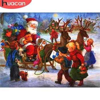 HUACAN Diamond Painting Santa Claus Full Square Round Handicraft Sale Diamond Embroidery Snow Mosaic Cartoon Christmas Gift
HUACAN Diamond Painting Santa Claus Full Square Round Handicraft Sale Diamond Embroidery Snow Mosaic Cartoon Christmas Gift