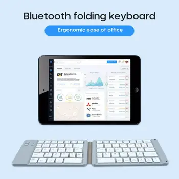 Foldable Wireless Bluetooth Keyboard Mini Keyboard Mobile Phone/Pad/Computer Wireless Keyboard Universal Keyboard
Foldable Wireless Bluetooth Keyboard Mini Keyboard Mobile Phone/Pad/Computer Wireless Keyboard Universal Keyboard