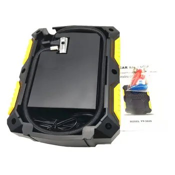 12V Portable Emergency Digital Pointer Car Air Pump With Light Tire Air Pump Intelligent Digital Display Car Air Pump