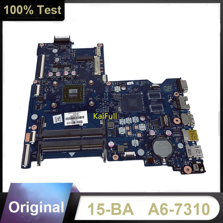 Материнская плата для ноутбука HP 15-BA с ЦПУ A6-7310 854965-601 BDL51 LA-D711P REV: 3 0 100% тестирование