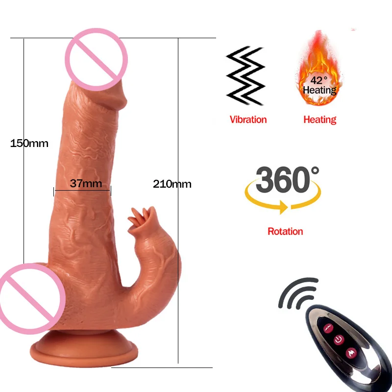 Фаллоимитатор С Крутящейся Головкой