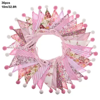 36PCS 10M Retro Colorful Flowers Dot Pennant Paper Flag For Home Birthday Wedding Party Decoration Banner Bunting 
36PCS 10M Retro Colorful Flowers Dot Pennant Paper Flag For Home Birthday Wedding Party Decoration Banner Bunting
