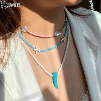 Yumfeel New Fashion Women Seed Beads Charm Necklace Multi Color String Beaded Choker Necklace Jewelry Torques Necklace Gifts
Yumfeel New Fashion Women Seed Beads Charm Necklace Multi Color String Beaded Choker Necklace Jewelry Torques Necklace Gifts