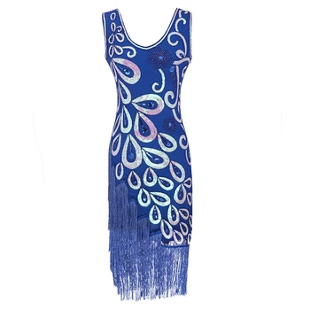 Factory OEM Women's Vintage 1920s Peacock Sequin Roaring 20s Gatsby Party Flapper Dress S-2XL
Factory OEM Women's Vintage 1920s Peacock Sequin Roaring 20s Gatsby Party Flapper Dress S-2XL