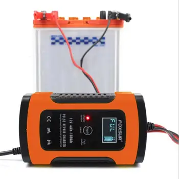 12V 6A Intelligent Car Motorcycle Battery Charger For Auto Moto Lead Acid AGM Gel VRLA Smart Charging 6A 12V Digital LCD Display 
12V 6A Intelligent Car Motorcycle Battery Charger For Auto Moto Lead Acid AGM Gel VRLA Smart Charging 6A 12V Digital LCD Display