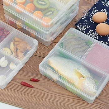 Portable Sealed Lunch For Kitchen Vegetables Transparent Crisper Multifunction Food Container Storage Box 3 Compartments Home
Portable Sealed Lunch For Kitchen Vegetables Transparent Crisper Multifunction Food Container Storage Box 3 Compartments Home