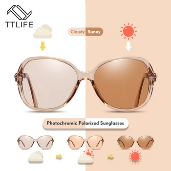 TTLIFE Sunglasses Women Polarized Chameleon Glasses Driving Tinted Goggle Anti-glare Sun Glasses lunette soleil femme 
TTLIFE Sunglasses Women Polarized Chameleon Glasses Driving Tinted Goggle Anti-glare Sun Glasses lunette soleil femme