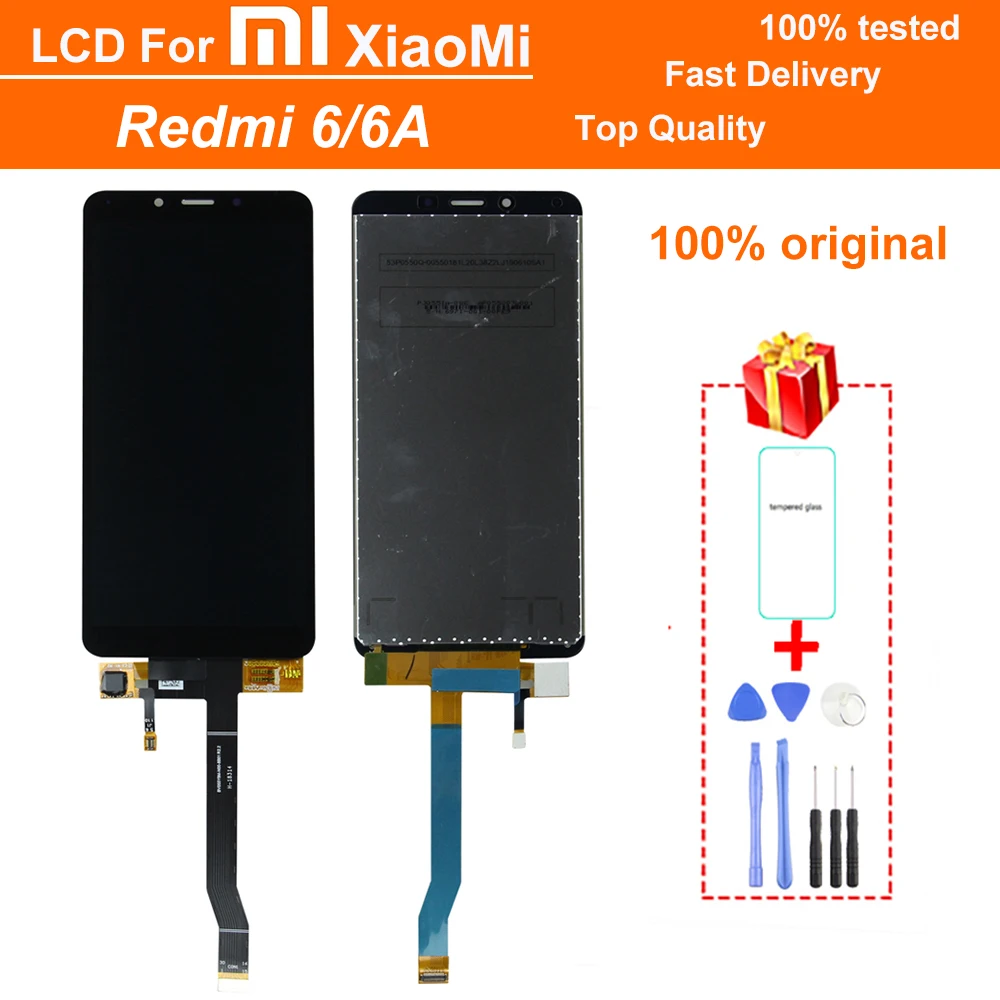 Original 5.45" LCD with frame Display for XIAOMI Redmi 6 / Redmi 6A LCD Touch Screen Digitizer Assembly Replacement Screen
Original 5.45" LCD with frame Display for XIAOMI Redmi 6 / Redmi 6A LCD Touch Screen Digitizer Assembly Replacement Screen