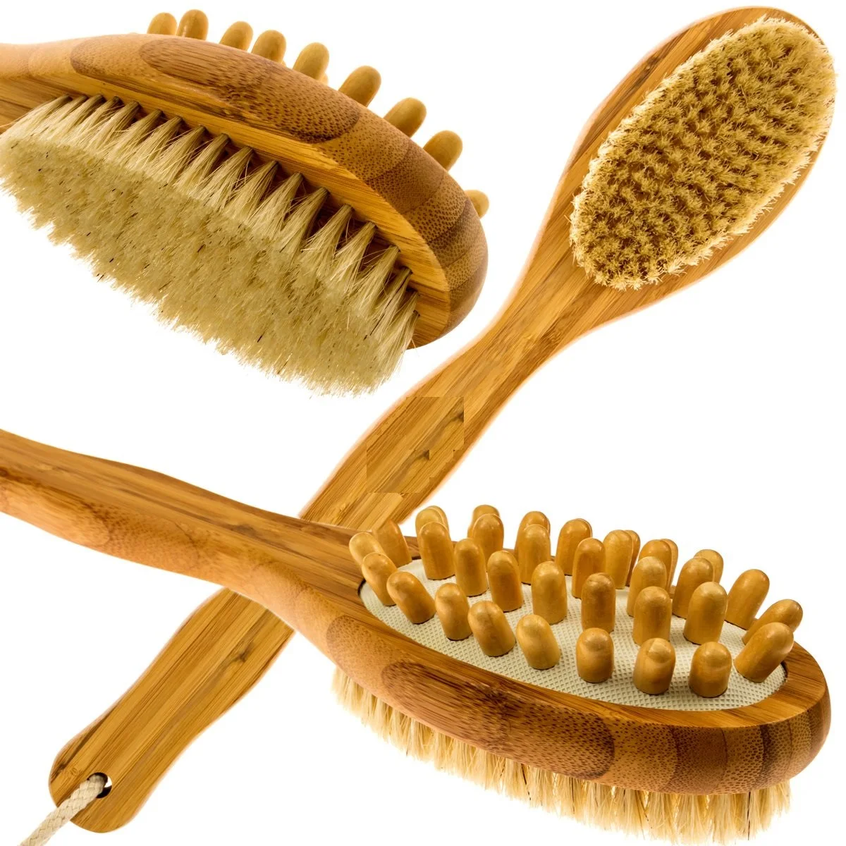 Double-sided Natural Bristle Bath Brush Exfoliating Wooden Body Massage Shower Brush SPA Woman Man Skin Care Dry Long Body Brush
Double-sided Natural Bristle Bath Brush Exfoliating Wooden Body Massage Shower Brush SPA Woman Man Skin Care Dry Long Body Brush
