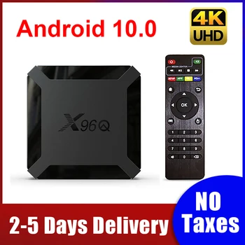 X96Q Smart TV Box Allwinner H313 Quad Core Android 10.0 TV Box 2G 16G Support 4K 2.4G Wifi X96 Q Set Top Box 1G 8G Media Player
X96Q Smart TV Box Allwinner H313 Quad Core Android 10.0 TV Box 2G 16G Support 4K 2.4G Wifi X96 Q Set Top Box 1G 8G Media Player