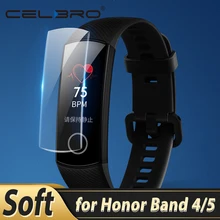 Защитная пленка для экрана часов для huawei Honor Band 5 4 Running Band 5 Band 4, мягкая Гидрогелевая Защитная пленка для Honor Band 5 4(China)