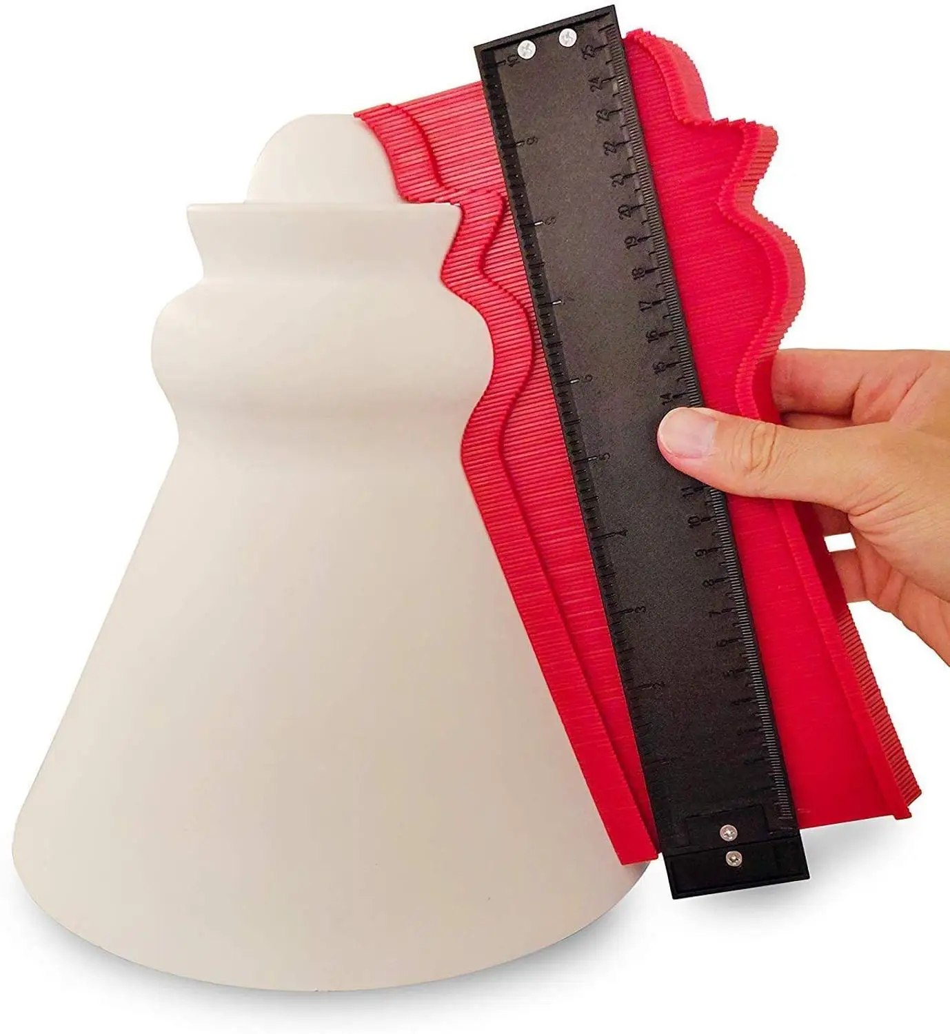 Contour Gauge Profile Gauge Duplicator Tiling Laminate Marking Tool Wood Marking Tiles Measuring Tool Measure Ruler Plastic Irre
Contour Gauge Profile Gauge Duplicator Tiling Laminate Marking Tool Wood Marking Tiles Measuring Tool Measure Ruler Plastic Irre