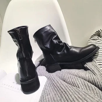 Botas Mujer Invierno 2019 Shoes Female Low Heels Bottes Femme Winter Chaussures Femme Round Toe Female Shoes Zipper Botas Mujer
Botas Mujer Invierno 2019 Shoes Female Low Heels Bottes Femme Winter Chaussures Femme Round Toe Female Shoes Zipper Botas Mujer