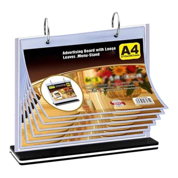 A4 Flip Table Menu Stand Multi-Page Table Card Rack Menu Display Stand Menu Holder Desk Menu Photo Album Picture Frame
A4 Flip Table Menu Stand Multi-Page Table Card Rack Menu Display Stand Menu Holder Desk Menu Photo Album Picture Frame