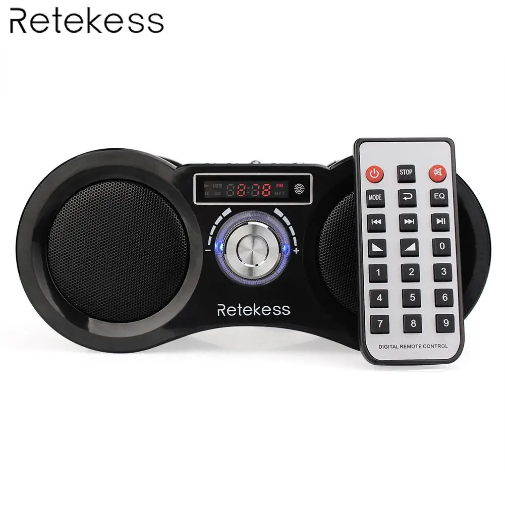 RETEKESS V113 Camouflage Digital Stereo FM Radio USB TF Card Speaker MP3 Music Player with Remote Control Receiver Radio
RETEKESS V113 Camouflage Digital Stereo FM Radio USB TF Card Speaker MP3 Music Player with Remote Control Receiver Radio