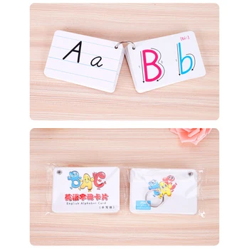 26 English Alphabet Letters Handwritten Learning Cards Pocket Flash Cards Children Education Toy Word Table Game Card for Kids
26 English Alphabet Letters Handwritten Learning Cards Pocket Flash Cards Children Education Toy Word Table Game Card for Kids