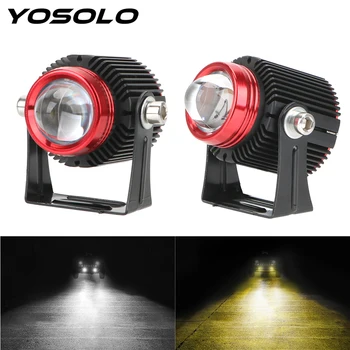 YOSOLO 2PCS Auto Small Steel Cannon Lights LED Spotlights Auxiliary Lamp Dual Color High Low Beam Motorcycle Led Headlights
YOSOLO 2PCS Auto Small Steel Cannon Lights LED Spotlights Auxiliary Lamp Dual Color High Low Beam Motorcycle Led Headlights