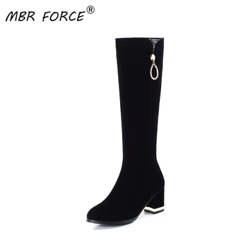 MBR FORCE spring and autumn women's over-the-knee boots shoes high-quality high-heeled shoes with exquisite rhinestonedecoration
MBR FORCE spring and autumn women's over-the-knee boots shoes high-quality high-heeled shoes with exquisite rhinestonedecoration