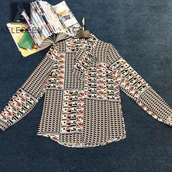 AELESEEN Runway Fashion Spring Blouse 2020 High Quality Long Sleeve Contrast Color Print Bow Collar Party Holiday Blouse Top
AELESEEN Runway Fashion Spring Blouse 2020 High Quality Long Sleeve Contrast Color Print Bow Collar Party Holiday Blouse Top