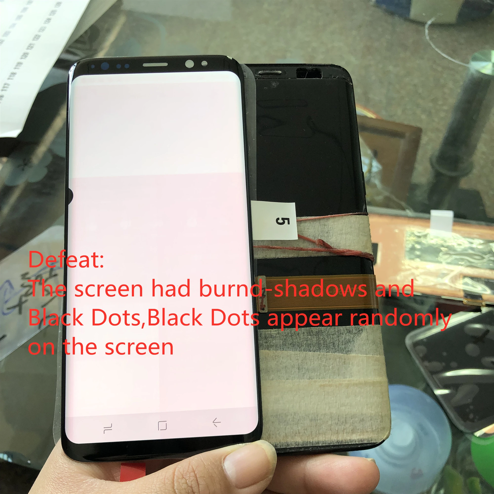 Big Red burns and big points AMOLED LCD For Samsung Galaxy S8 G950 G950F LCD Display Touch Screen Digitizer ForS8 G950 G950F
Big Red burns and big points AMOLED LCD For Samsung Galaxy S8 G950 G950F LCD Display Touch Screen Digitizer ForS8 G950 G950F