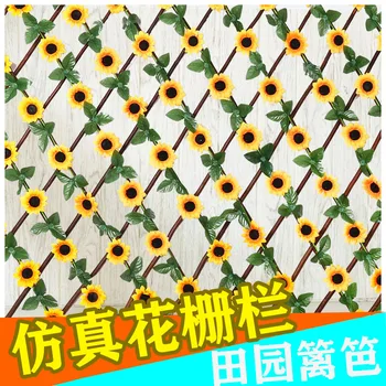 Model Fence Flower Outdoor Retractable Wooden Fence Sunflower Rose Decoration Fence Courtyard Wall Imitated Wood Fence
Model Fence Flower Outdoor Retractable Wooden Fence Sunflower Rose Decoration Fence Courtyard Wall Imitated Wood Fence