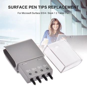 4 Pcs Tablet Pen Tip Portable Stylus Tips Kit for Microsoft for Surface Pro 6/5/4 Tablet Pen Spare Replacement Stylus Tips
4 Pcs Tablet Pen Tip Portable Stylus Tips Kit for Microsoft for Surface Pro 6/5/4 Tablet Pen Spare Replacement Stylus Tips