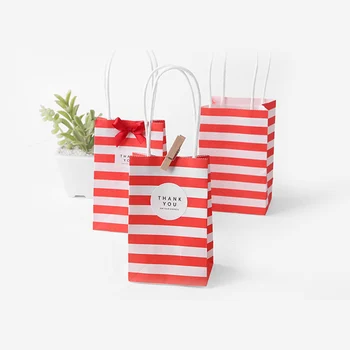 HARDIRON Korean Small Candy Color Striped White Kraft Paper Bag Wholesale Mini Gifts Portable Bags Custom
HARDIRON Korean Small Candy Color Striped White Kraft Paper Bag Wholesale Mini Gifts Portable Bags Custom